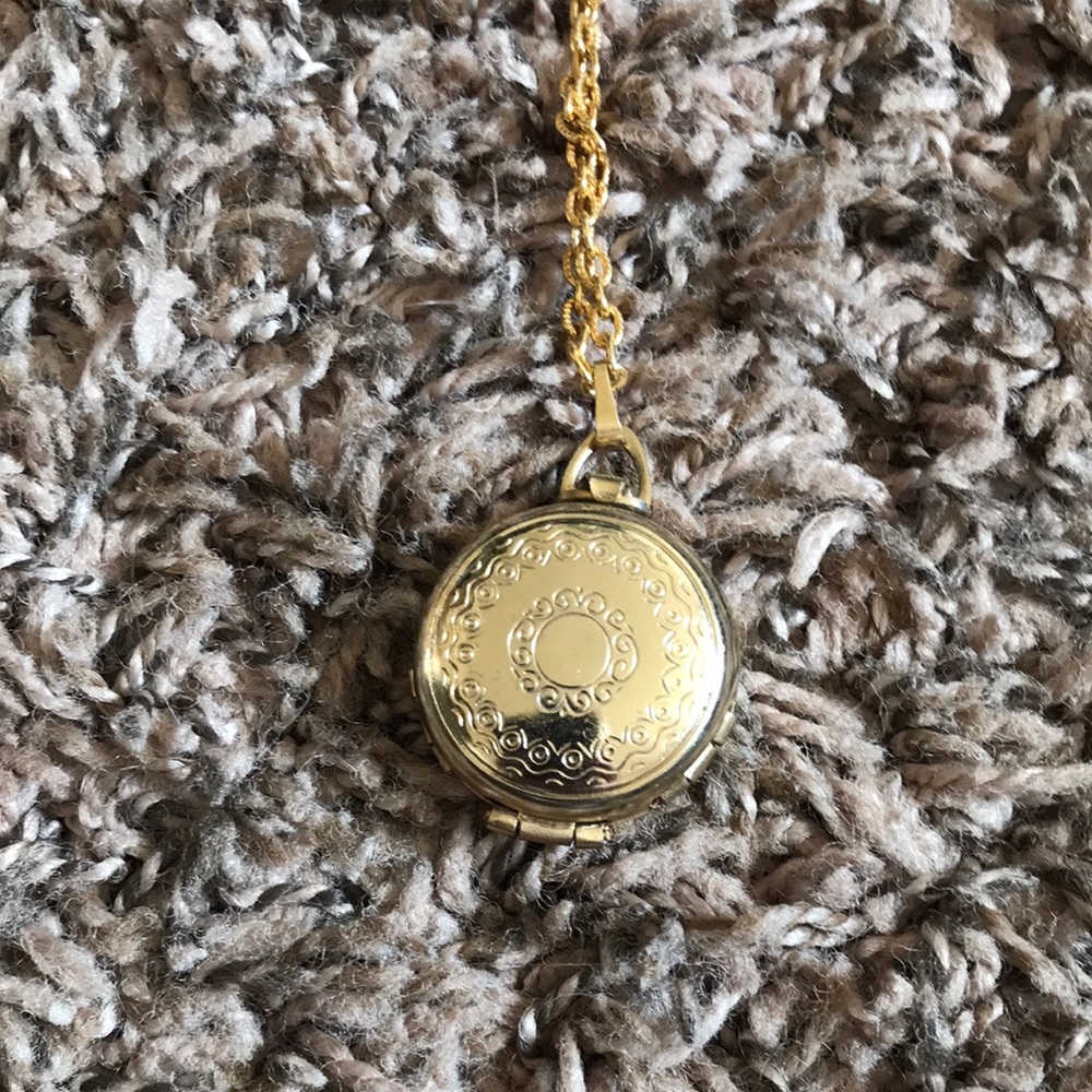 Gold Locket Necklace